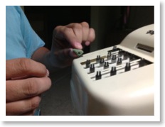 Instalando la tecla de borrado.